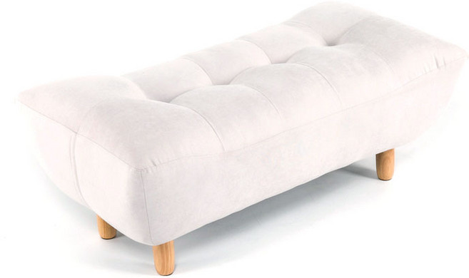 에보니아 패브릭 2인 벤치소파의자, 라이트그레이