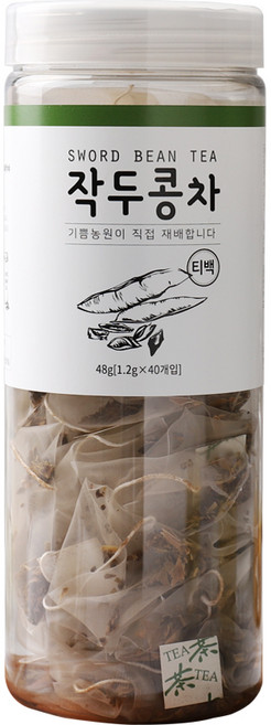 Joyful Farm 刀豆茶茶包, 1.2g, 40個, 1罐
