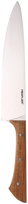 네오플램 우드 핸들 나이프 쉐프, 혼합색상, 1개
