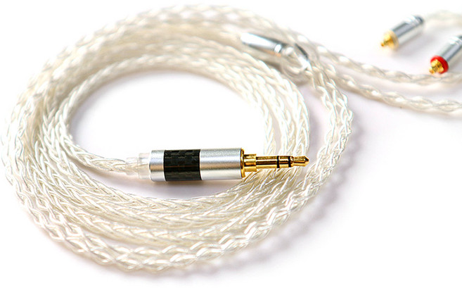 센퍼 CORE 8심 5N 은도금 MMCX 커스텀 케이블, SPL-01, 실버