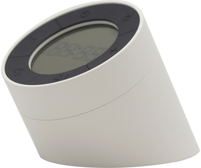 KAPPA 이지플립 무드등 알람시계, 화이트