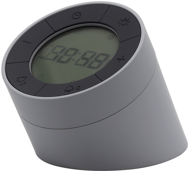 KAPPA 이지플립 무드등 알람시계, 그레이