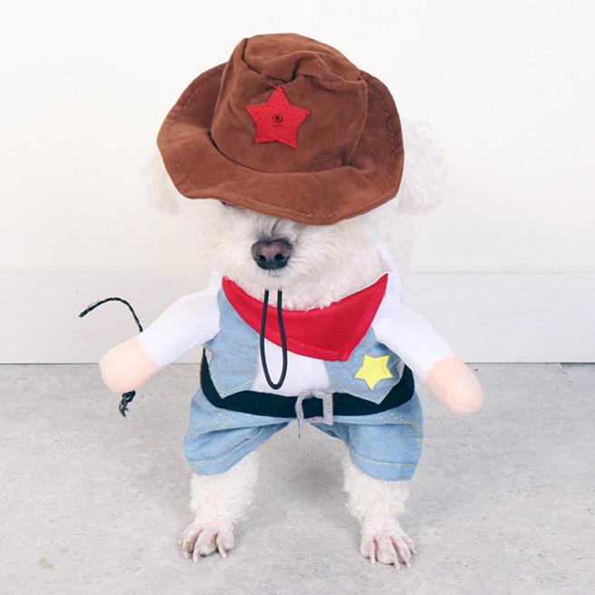 딩동펫 반려동물 코스튬 의류, 서부시대, 1개