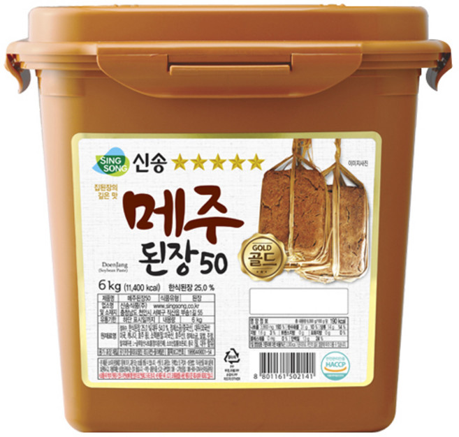 신송 메주 된장50, 6kg, 1개