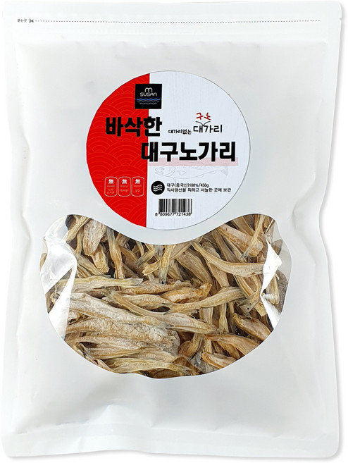 엠수산 바삭한 대구노가리, 450g, 1개