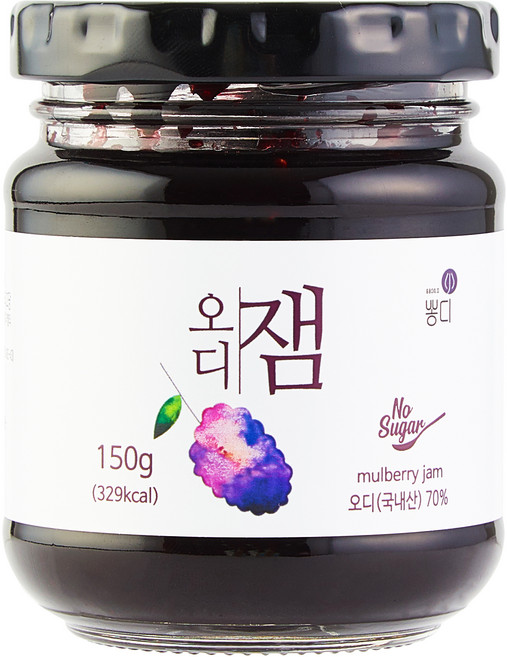 뽕디 무설탕 오디잼, 150g, 1개
