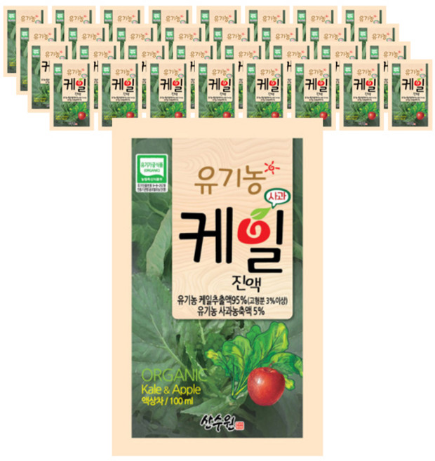 산수원 유기농 케일진액, 100ml, 30개