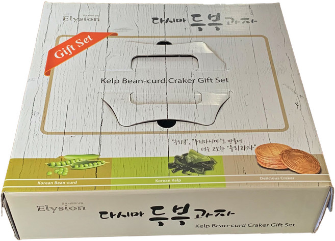 다시마 두부과자 선물세트, 160g, 3개