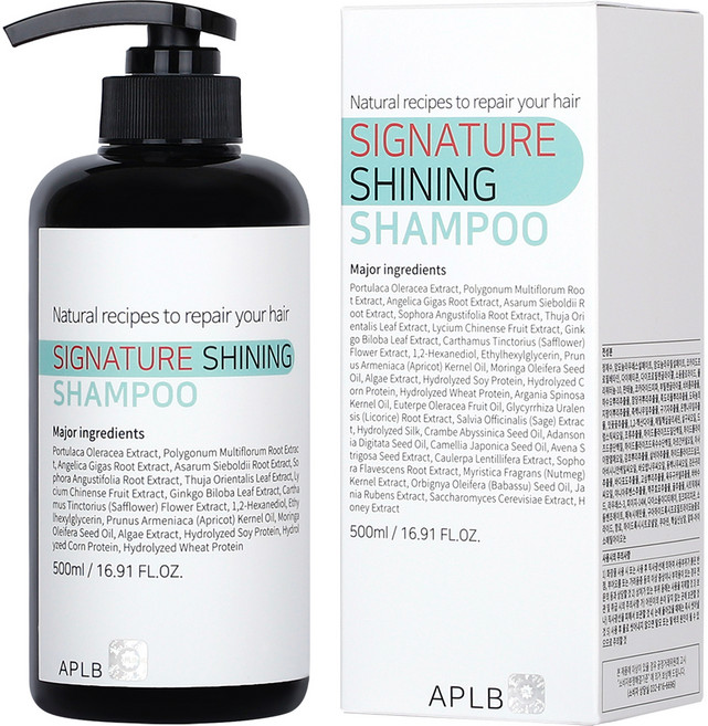 에이플비 시그니처 샤이닝 샴푸, 500ml, 1개