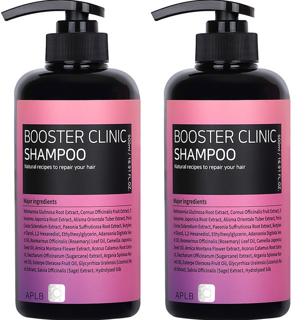 APLB 부스터 클리닉 샴푸, 500ml, 2개