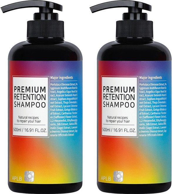 에이플비 프리미엄 리텐션 샴푸, 500ml, 2개