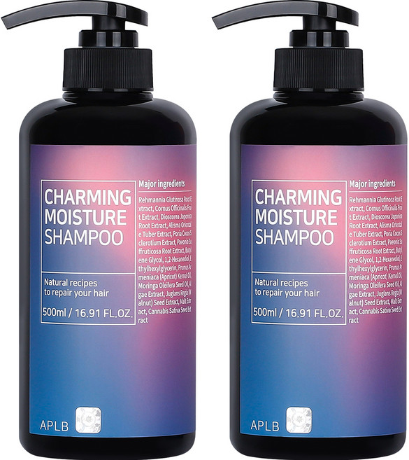 에이플비 차밍 모이스처 샴푸, 500ml, 2개