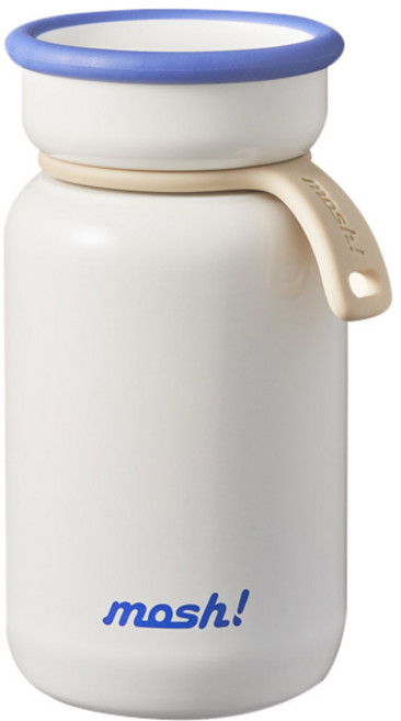 모슈 라떼 미니 보온보냉 텀블러, 화이트, 200ml, 1개