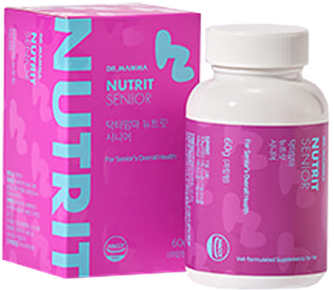 닥터맘마 반려동물 뉴트릿 영양제, 시니어, 60g, 1개