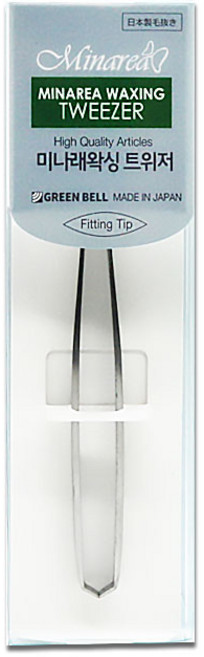 미나래 왁싱 트위저 그린벨, 1개