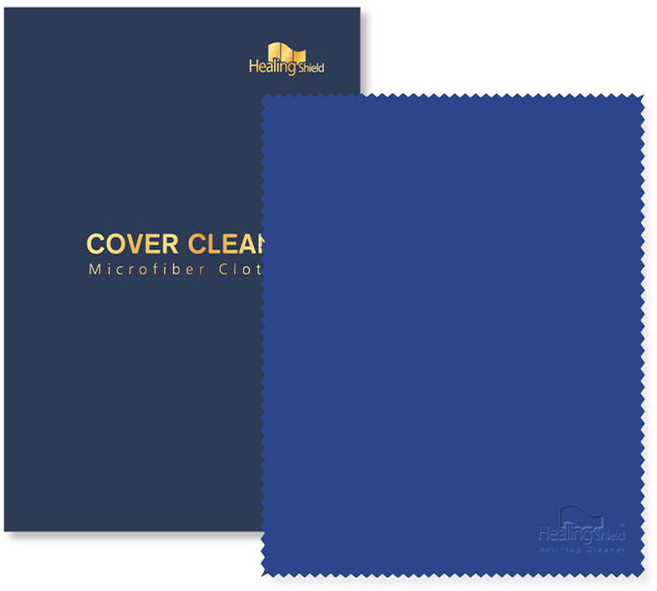 힐링쉴드 키보드덮개 안경닦이 모니터 클리너 극세사 커버클린 322 x 225 mm