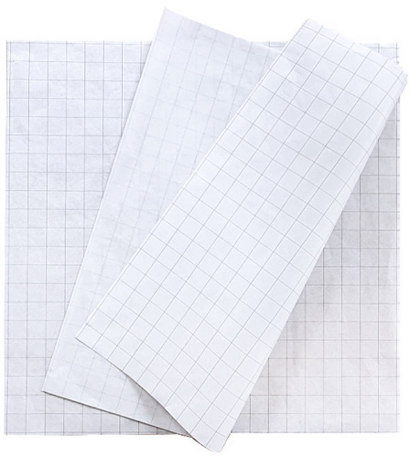 식품포장용 체크패턴 노루지 33 x 33 cm, 1개, 100개