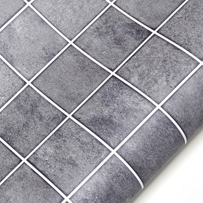 주방 타일 시트지, 스톤그레이(DT390), 100cm x 3m