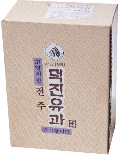 덕진유과 손가락유과 소, 1.6kg, 1개