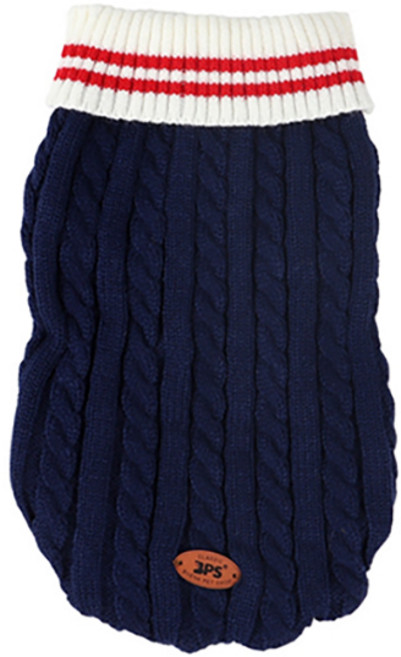 콩 K PET 반려동물 니트 스웨터, 네이비, 1개