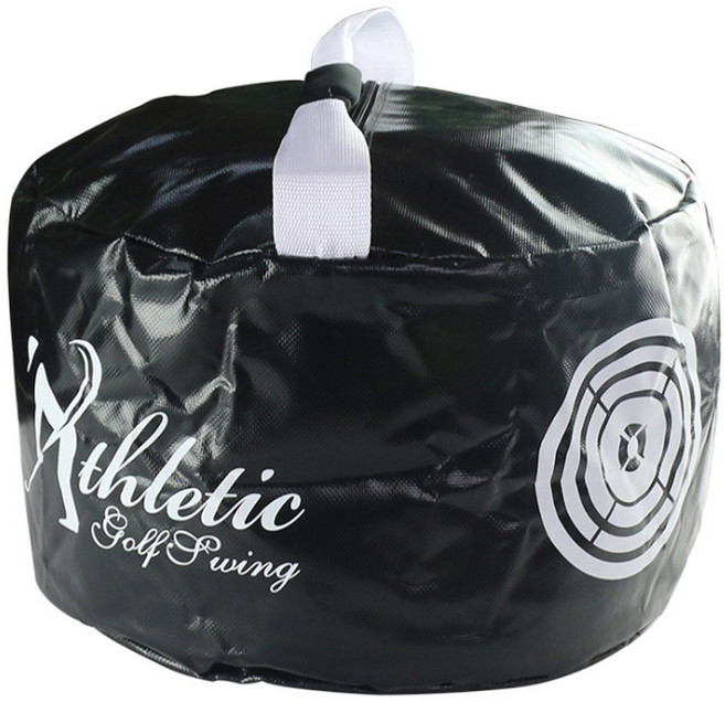 골프 스윙 매트 샌드백, 블랙, 1개