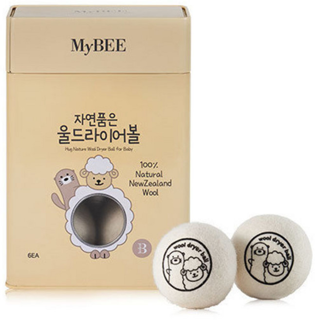 마이비 자연품은 울드라이어볼 섬유유연제, 25g, 1개