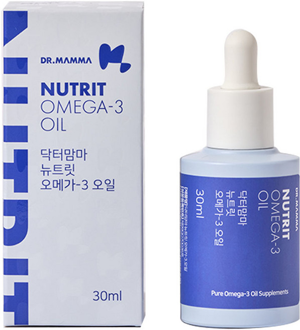 닥터맘마 반려동물 뉴트릿 오일 영양제, 오메가3, 30ml, 1개