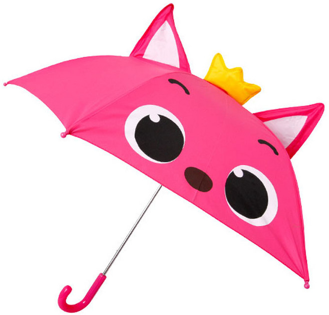 핑크퐁 47한폭 POE입체 우산 JUTRU10012