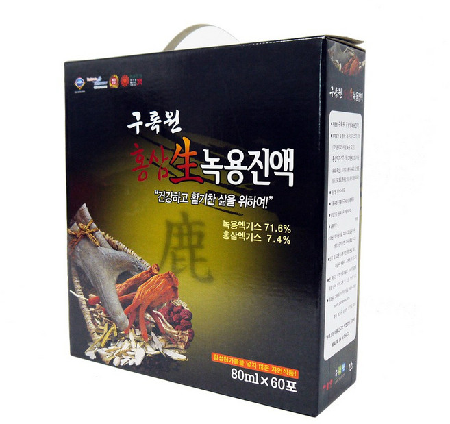 구록원 홍삼 생녹용 진액 건강즙, 60회분, 1박스
