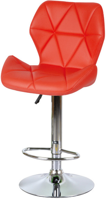 도리퍼니처 에펠 높낮이조절 바텐의자, 레드, 1개