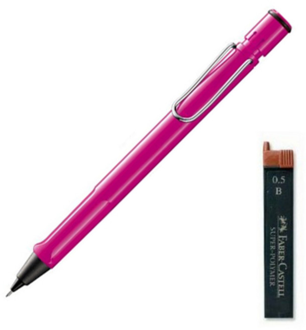 LAMY 사파리 샤프 핑크 + 샤프심 랜덤발송 세트, 0.5mm, 1개