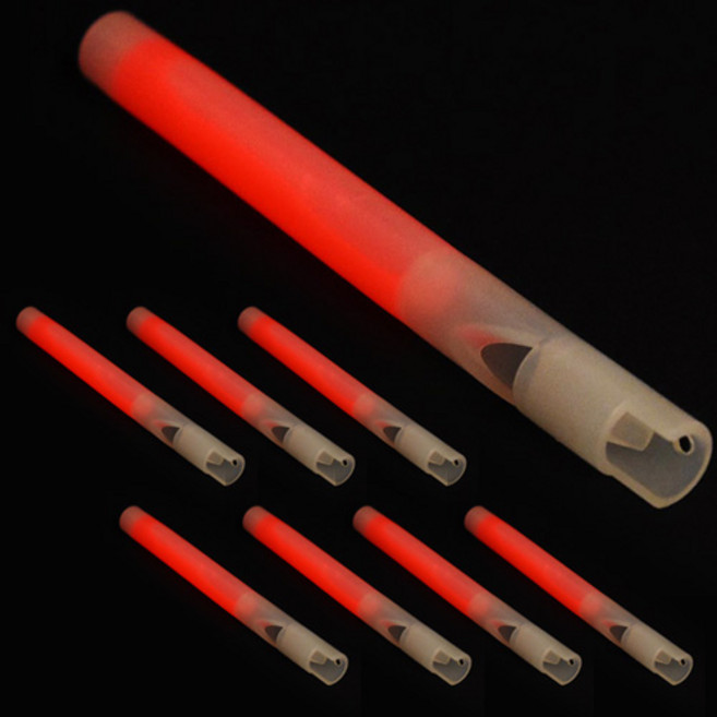 PARTYHAE 螢光棒哨子, 紅色, 8個