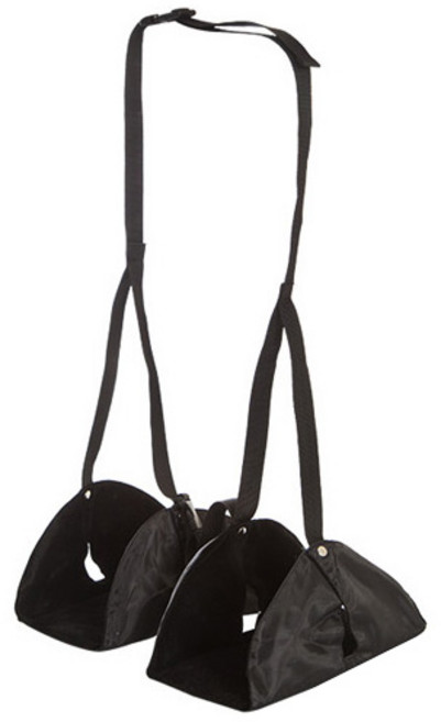 기내용 두발 풋레스트 발해먹, 블랙, 1개