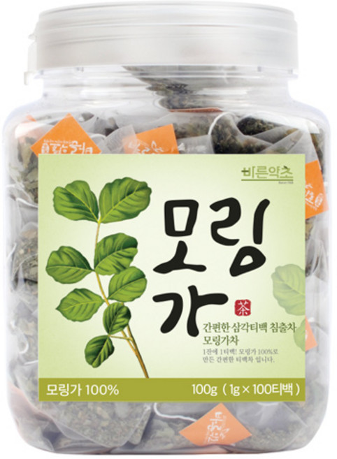 바른약초 모링가티백, 1g, 100개입, 1개