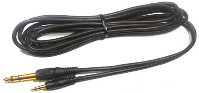 3.5mm 스테레오 5.5mm 변환 젠더 케이블 1.5m