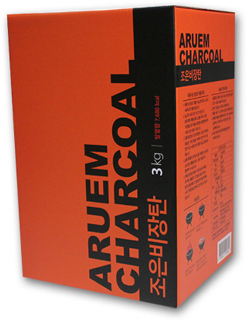 아름다운참숯 조은비장탄, 3kg, 1개