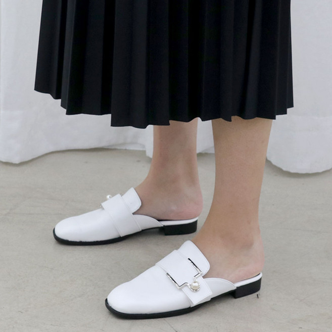 여성용 진주 포인트 라피니 블로퍼