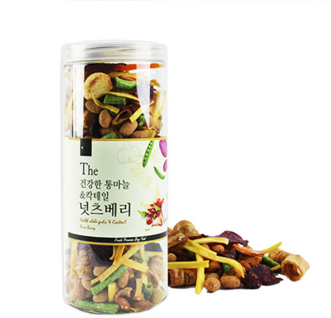 오물조물얌얌 The 건강한 통마늘 앤 칵테일 넛츠베리, 450g, 1개