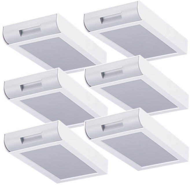 부착식 서랍정리함 미니, 라이트그레이, 6개