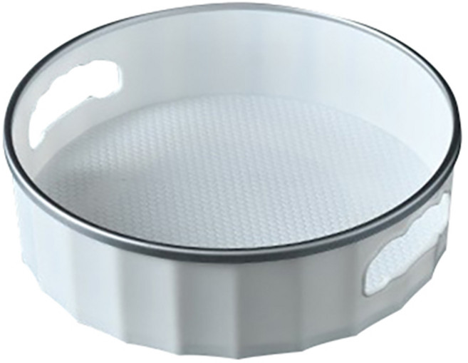 키밍 다용도 주방 회전트레이, 그레이