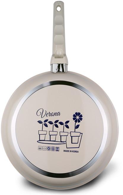 쿡앤쿡 베로나 항균 프라이팬 크림아이보리, 28cm, 1개