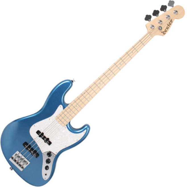 dexterGUITARS FUNKY 60 M 메이플 지판 베이스 기타 + 구성품 11종, PBL, 1개