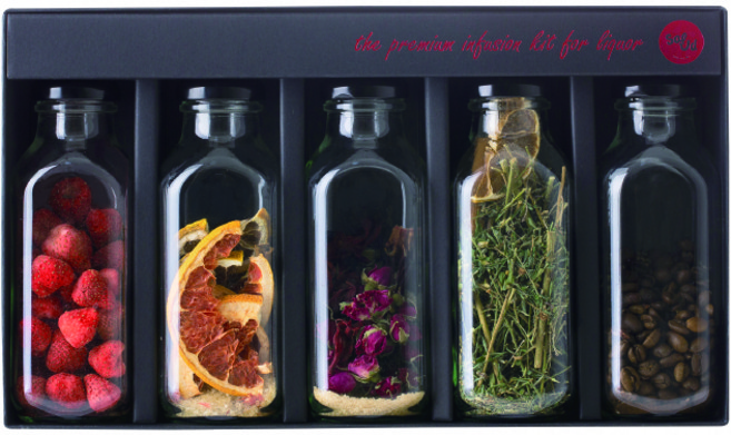 살룻 담금주 프리미엄 선물세트 5종 x 300ml + 쇼핑백, 1세트