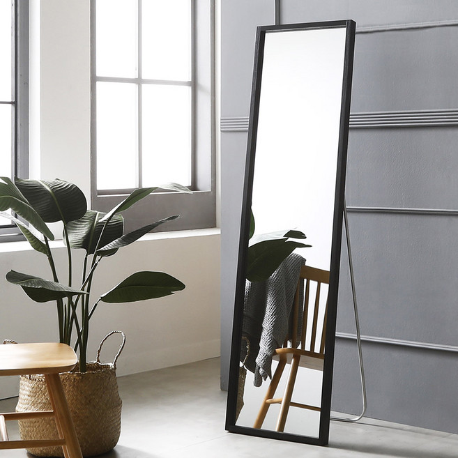 투에스 국내 제조 시그니쳐 전신거울, 블랙