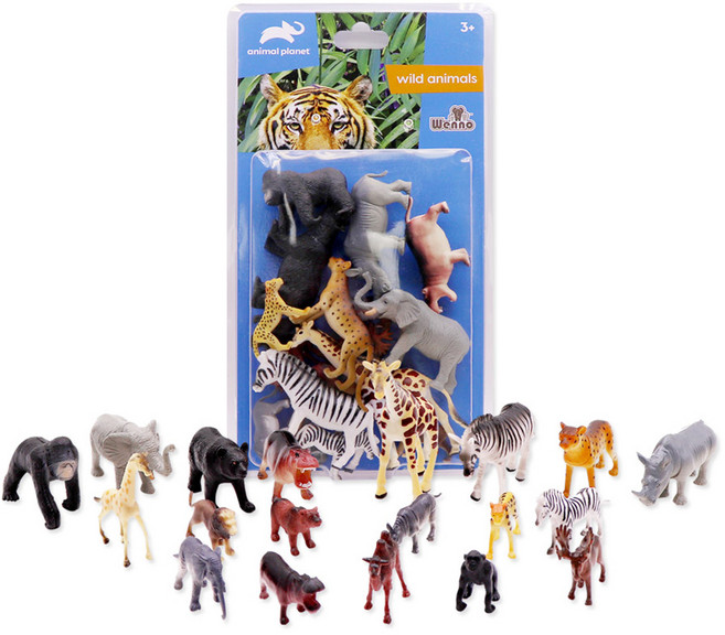 애니멀플래닛 동물 블리스터 피규어 모형 세트 19피스, 1세트