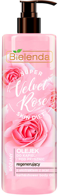 비엘렌다 로즈 배쓰 앤 샤워오일 꽃향, 400ml, 1개