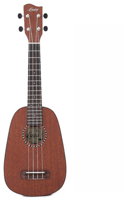 루아우 입문용 상하단장착 파인애플 우쿨렐레 LU-10CP, 콘서트, 1개