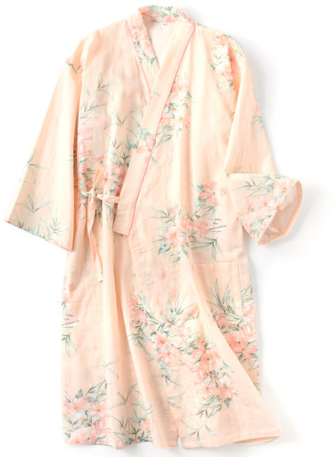 플라워 패턴 샤워가운 L YP10, 타입3, 1개