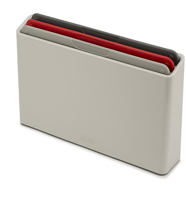 조셉조셉 듀오 도마 3p세트 그레이, 1세트, 도마 3종 + 케이스