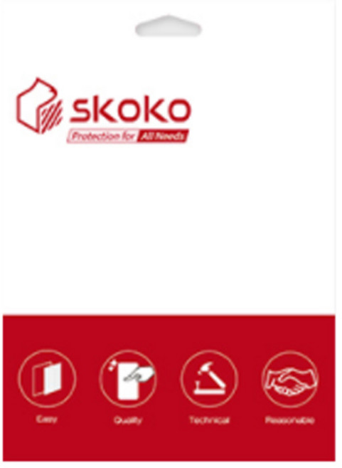 스코코 휴대폰 무광 측후면 외부보호필름 2p 세트, 1세트